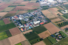 Gewerbegebiet in Edingen-Neckarhausen im Bundesland Baden-Württemberg, Deutschland