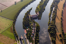 Schleusenanlagen Schleuse Dossenheim am Neckar in Dossenheim im Ortsteil Schwabenheim im Bundesland Baden-Württemberg, Deutschland