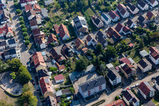 Schrägluftbild von Siedlung in Kandel im Bundesland Rheinland-Pfalz, Deutschland