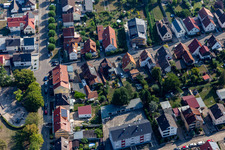 Siedlung in Kandel im Bundesland Rheinland-Pfalz, Deutschland von oben
