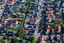 Siedlung in Kandel im Bundesland Rheinland-Pfalz, Deutschland aus der Luft