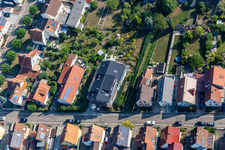 Siedlung in Kandel im Bundesland Rheinland-Pfalz, Deutschland von einer Drohne aus