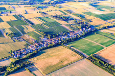 Vollmersweiler von Südwesten im Bundesland Rheinland-Pfalz, Deutschland