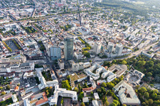 Hochhaus- Ensemble Stadtforum am büsing park, Arabella Sheraton Am Büsing Palais,Falken Tire Europe GmbH in Offenbach am Main im Ortsteil Hochschule für Gestaltung im Bundesland Hessen, Deutschland