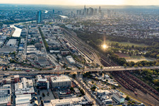 Ortsteil Ostend in Frankfurt am Main im Bundesland Hessen, Deutschland