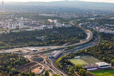 VGF Betriebshof Ost# im Ortsteil Seckbach in Frankfurt am Main im Bundesland Hessen, Deutschland