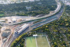 Eintracht Frankfurt e.V im Ortsteil Seckbach in Frankfurt am Main im Bundesland Hessen, Deutschland