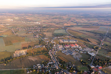 Schrägluftbild von Phalsbourg im Bundesland Moselle, Frankreich
