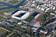 Sportstätten-Gelände der Arena des Stadion Stade Marcel-Picot am Boulevard Jean Jaurès im Ortsteil Centre Ville Picot in Tomblaine im Bundesland Meurthe-et-Moselle, Frankreich