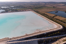 Salinen in Rosières-aux-Salines im Bundesland Meurthe-et-Moselle, Frankreich von oben gesehen