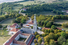 Basilique de Sion in Saxon-Sion im Bundesland Meurthe-et-Moselle, Frankreich von oben
