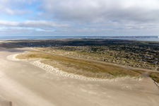 Schrägluftbild von Fanø im Bundesland Syddanmark, Dänemark