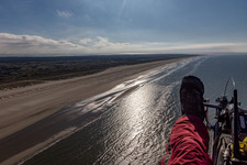 Fanø im Bundesland Syddanmark, Dänemark vom Flugzeug aus