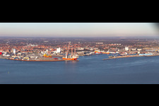 Hafen in Esbjerg im Bundesland Syddanmark, Dänemark