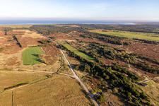 Nationalpark Wattenmeer in Fanø im Bundesland Syddanmark, Dänemark aus der Luft