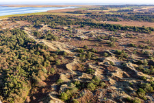 Nationalpark Wattenmeer in Fanø im Bundesland Syddanmark, Dänemark von einer Drohne aus