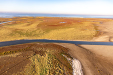 Fanø im Bundesland Syddanmark, Dänemark vom Flugzeug aus