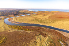 Fanø im Bundesland Syddanmark, Dänemark aus der Luft betrachtet