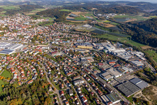 Stockach im Bundesland Baden-Württemberg, Deutschland von oben