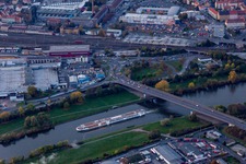 Mainbrücke B286 in Schweinfurt im Bundesland Bayern, Deutschland