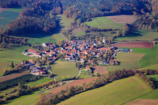 Ebersbrunn von Nordosten in Geiselwind im Bundesland Bayern, Deutschland
