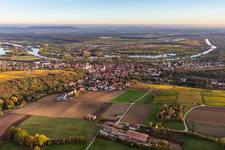 Altstadt am Main von Norden in Dettelbach im Bundesland Bayern, Deutschland