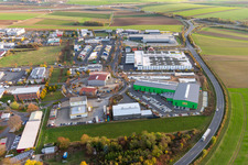 Luftbild von Neuhof Mainfrankenpark in Dettelbach im Bundesland Bayern, Deutschland