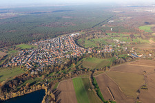 Luftbild von Berg im Bundesland Rheinland-Pfalz, Deutschland