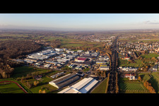 Gewerbegebiet und Firmenansiedlung in Appenweier im Bundesland Baden-Württemberg, Deutschland