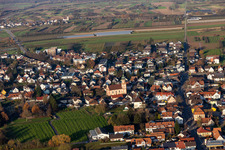 Appenweier im Bundesland Baden-Württemberg, Deutschland von oben