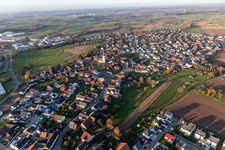 Luftbild von Ortsteil Sand in Willstätt im Bundesland Baden-Württemberg, Deutschland