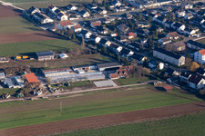 Luftbild von Kasa Landschaftsgärtner Kugelmann in Kandel im Bundesland Rheinland-Pfalz, Deutschland