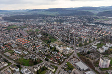 Luftbild von Rheinfelden im Bundesland Baden-Württemberg, Deutschland