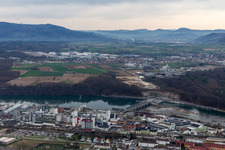 Evonik Industries in Rheinfelden im Bundesland Baden-Württemberg, Deutschland