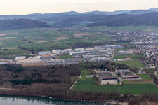 Industriegebiet Riburg in Möhlin im Bundesland Aargau, Schweiz