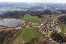 Luftbild von Egg, Eggbergbecken in Rickenbach im Bundesland Baden-Württemberg, Deutschland