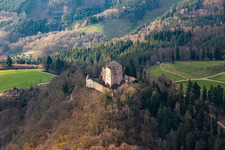Burg Hohengeroldseck in Seelbach im Bundesland Baden-Württemberg, Deutschland