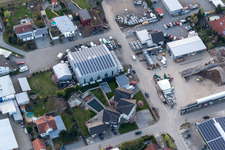 Luftbild von Ortsteil Ebersweier in Ohlsbach im Bundesland Baden-Württemberg, Deutschland