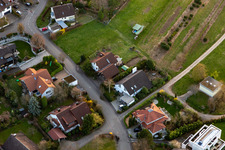 Ortsteil Fessenbach in Offenburg im Bundesland Baden-Württemberg, Deutschland von oben gesehen