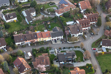 Ortsteil Fessenbach in Offenburg im Bundesland Baden-Württemberg, Deutschland vom Flugzeug aus
