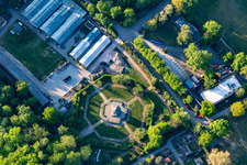 Teehaus im Schloßpark Karlsruhe in Karlsruhe im Ortsteil Innenstadt-Ost im Bundesland Baden-Württemberg, Deutschland