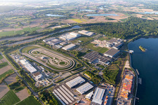 Industriegebiet Oberwald in Wörth am Rhein im Bundesland Rheinland-Pfalz, Deutschland