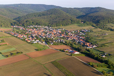 Luftbild von Oberotterbach im Bundesland Rheinland-Pfalz, Deutschland
