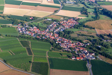 Luftbild von Dierbach im Bundesland Rheinland-Pfalz, Deutschland