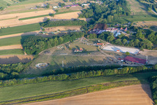 Luftbild von Haras de la Née in Neewiller-près-Lauterbourg im Bundesland Bas-Rhin, Frankreich