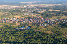 Luftaufnahme von Au am Rhein im Bundesland Baden-Württemberg, Deutschland