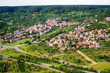 Luftbild von Ortsteil Mönchberg in Herrenberg im Bundesland Baden-Württemberg, Deutschland