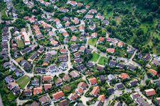 Drohnenaufname von Ehbühl, Kirchhalde in Herrenberg im Bundesland Baden-Württemberg, Deutschland