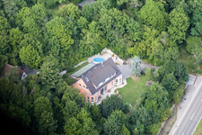 Ausflugslokal an der Hildrizhauser Straße in Herrenberg im Bundesland Baden-Württemberg, Deutschland