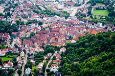 Wengertweg in Herrenberg im Bundesland Baden-Württemberg, Deutschland